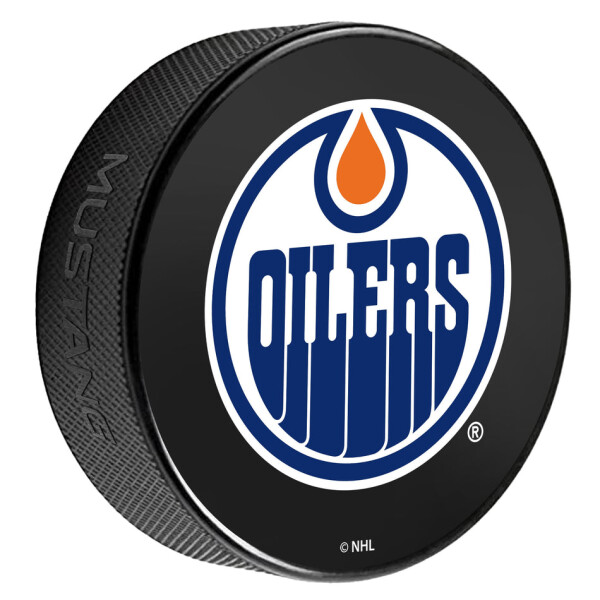 Mustang Puk Edmonton Oilers NHL Printed Primary Logo