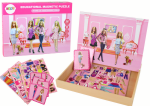 Mamido Vzdělávací magnetické puzzle panenky Barbie