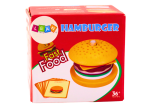 Mamido Dřevěný skládací hamburger s recepty