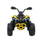 Mamido Dětská elektrická čtyřkolka Maverick ATV 2x200W žlutá