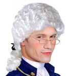 Ptakoviny.cz Paruka barokní bílá Markýz