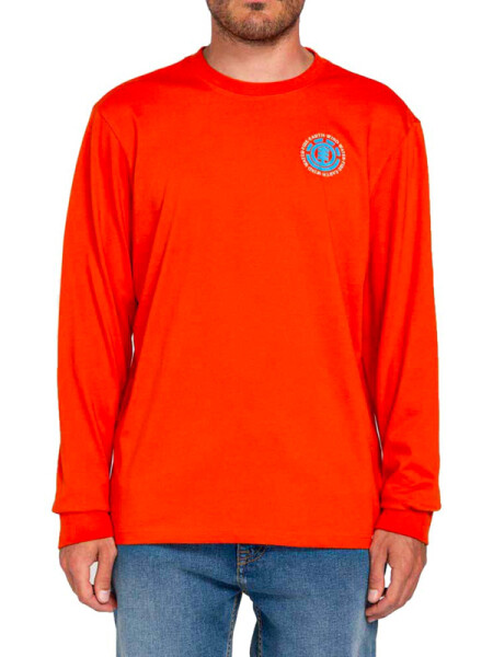 Element SEAL BP SPICY ORANGE pánské tričko s dlouhým rukávem - M