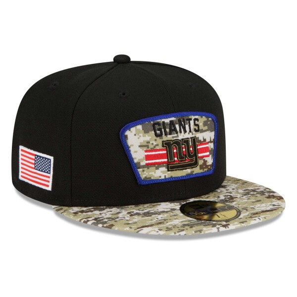 New Era Pánská kšiltovka New York Giants NFL 2021 On-Field Salute to Service 59FIFTY Fitted Velikost: 7 3/8
