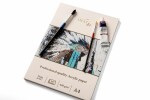 SM.LT Acrylic Professional A4 420 g 10 listů hrubý přírodně bílý