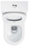 RAVAK - WC kombi se sedátkem SoftClose, vario odpad, spodní napouštění, RimOff, bílá X01872