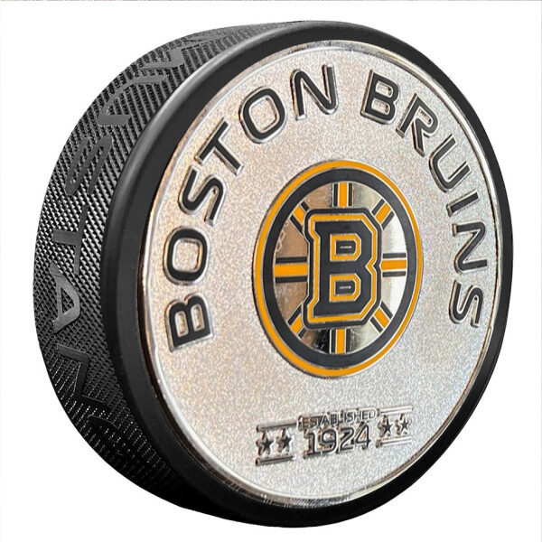 Mustang Puk Boston Bruins NHL Silver Established Medallion