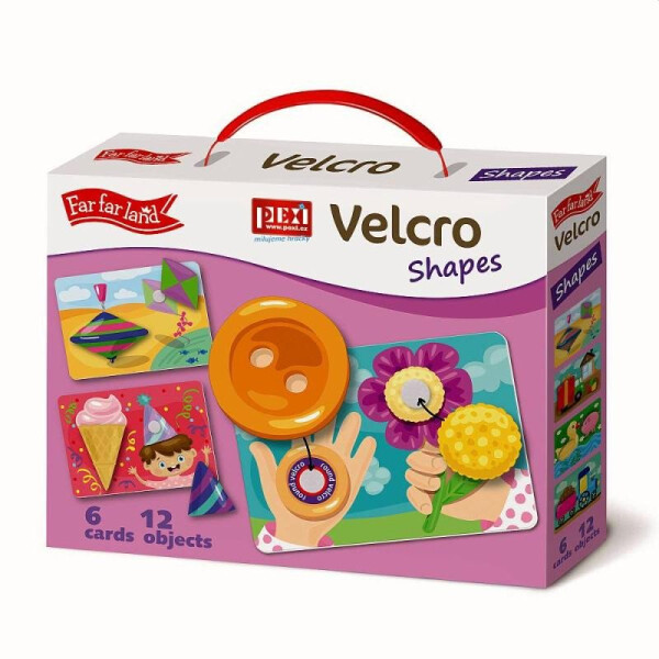 PEXI Velcro skládačky Tvary (Shapes)