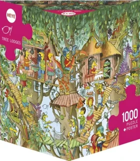 HEYE Puzzle Chaty na stromech