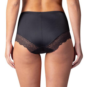 Dámské stahovací kalhotky FLAT TUMMY LACE MIDISLIP - BELLINDA - černá XL