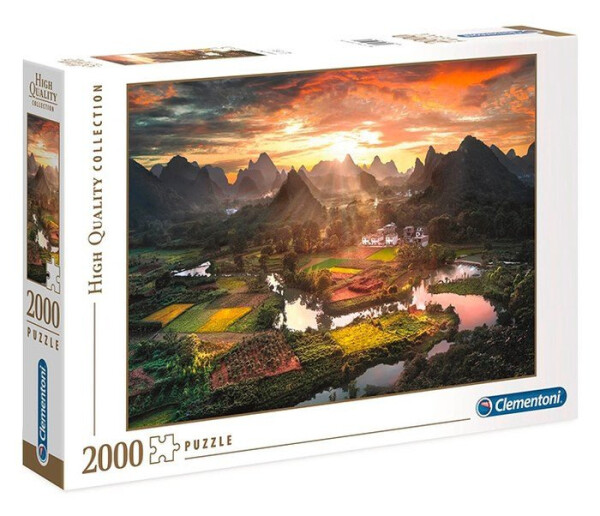 Puzzle Pohled na Čínu 2000 dílků - Clementoni