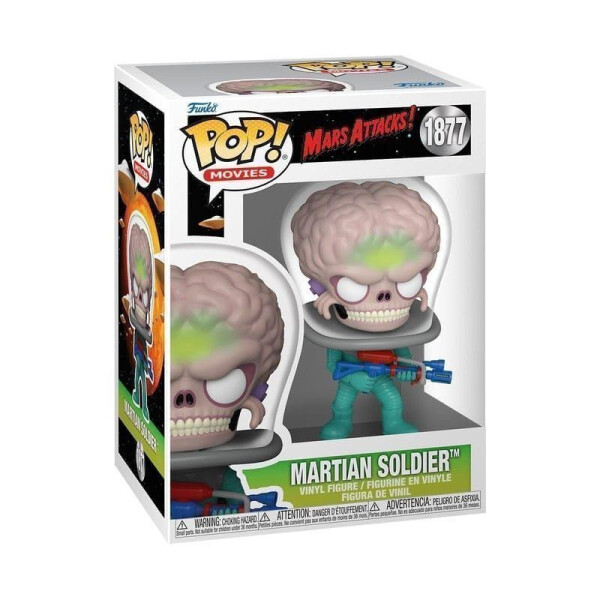 Funko  POP Movies: Mars Attacks! - Martian Soldier #1877