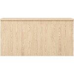 MEXEN/S - Rivel koupelnová skříňka pod umyvadlo 100 cm s deskou, 1 šuplík, reliéf , dub 91A20-10047-1-BFC81