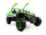 Mamido Elektrické autíčko Buggy Bumper 66 zelené | 24V | 4x200W | EVA | LED | 2,4Ghz | ECO kůže