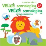 Velké samolepky s divokými zvířaty Lev / Veľké samolepky s divokými zvieratami