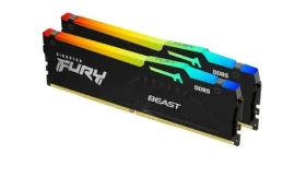 Kingston Fury Beast RGB 64GB (2x 32GB) DDR5 6000MHz / CL30 / DIMM / 1.4V / Non-ECC / XMP 3.0 (KF560C30BBAK2-64)