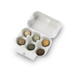 Blossombs Dárková sada semínek divokých květin Egg Box Happy Easter – 6 ks, zelená barva, papír