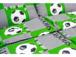 Stanex Ložní povlečení bavlněné Fotbal (LS184) ROZMĚR: 140x200 cm + polštář (90x70 cm)
