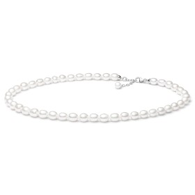 Perlový náhrdelník Millie - sladkovodní perla, stříbro 925/1000, 45 cm + 3 cm (prodloužení) Bílá