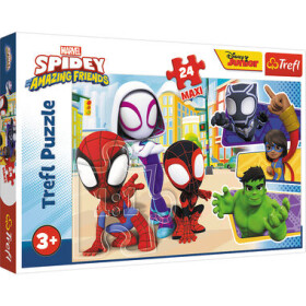 Trefl - Puzzle - Spidey a jeho úžasní přátelé MAXI