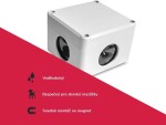 Lapka Prostorový, vodotěsný, ultrazvukový plašič na kuny, myši a potkany DRAGON ULTRASONIC C360 SMART - napájení přes 6V adaptér v balení