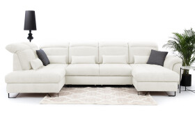 Sedací souprava Giovani do U - látka Wind Provedení: Levá U, Nožičky: Nožičky kovové - chrom, látka: Wind 52