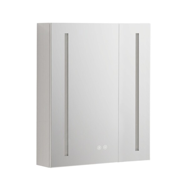 Mereo Koupelnová galerka 60 cm, zrcadlová skříňka, stříbrná CN190