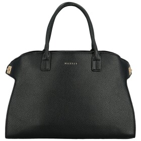 Módní dámská koženková kabelka do ruky Landony, černá