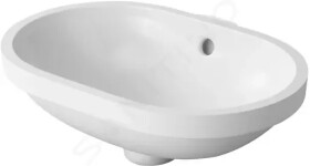 DURAVIT - Bathroom_Foster Umyvadlo zápustné 430x280 mm, s WonderGliss, alpská bílá 03364300001