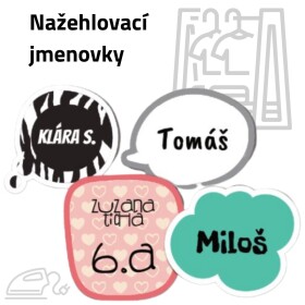 24 x nažehlovačka KOMIKS sada, různé velikosti a barvy