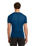 Pánské merino triko s krátkým rukávem ICEBREAKER Mens 75 Cool-Lite Featherlight SS Crewe, Atlantis velikost: S