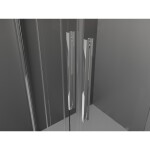 MEXEN/S - Velar L Duo sprchový kout, posuvné dveře 100 x 100, dekor, chrom 871-100-100-02-33-01