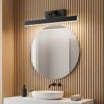 Koupelnové nástěnné LED svítidlo SWE010-1W 43cm BLACK OSW-20109