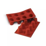 Silikonová forma na dezerty Baba Silikomart (na 8 ks) 6 cm