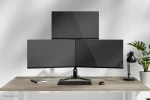 Neomounts DS45-600BL2-1 černá / Stolní stojan pro 3 monitory / velikost 10-32" / VESA 75x75-100x100 / nosnost 5 kg (DS45-600BL2-1)
