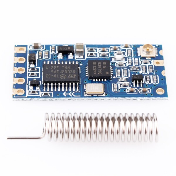 Bezdrátový modul sériového portu - 433MHz, HC-12 SI4463, 1000m