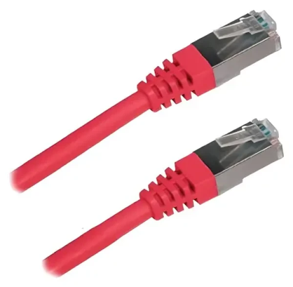 XtendLan červený / Patch kabel / Cat5e / FTP / 1 m (PK_5FTP010 red)