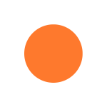 Temperová barva Creall, oranžová