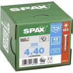 SPAX 1197000400403 R 88091 Senkkopf T-STAR šroub do dřeva 4 mm 40 mm T-STAR plus nerezová ocel A2 200 ks