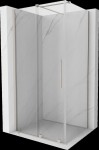 MEXEN/S - Velar sprchový kout, posuvné dveře 90 x 110, transparent, nikl kartáčovaná 871-090-110-01-97