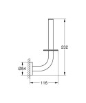 GROHE - QuickFix Start Držák rezervního toaletního papíru, chrom 41186000