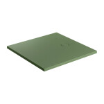 OMNIRES - AQUAROCK kompozitní sprchová vanička protiskluzová, 80 x 80 cm, olive mat AQUAROCK80-KOL