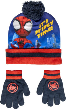 Sada čepice + rukavice Spidey - Alltoys Cerdá