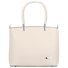 Luxusní dámská kabelka na rameno Delami Aurora, pudrová