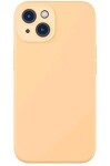 Pouzdro Baseus Liquid Silica Gel Case for iPhone 14 Plus sunglow