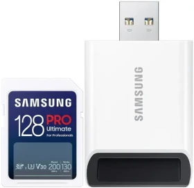 SAMSUNG SDXC PRO ULTIMATE 128GB + adaptér / SDXC /USB 2.0 / Class 10 (MB-SY128SB/WW)