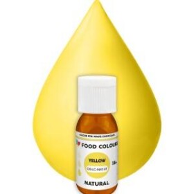 Přírodní tekutá barva do čokolády Food Colours Yellow (18 ml)