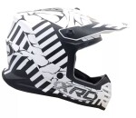 Dětská motokrosová helma Xrc MX Jasper Youth 2.0 black/white - YL / bílá
