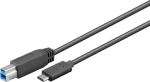 MicroConnect kabel USB3.1 C (M) - USB3.0 B (M) 1m 5Gbit/s černá (USB3.1CB1)