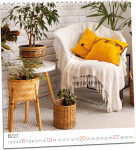 Nástěnný kalendář 2027 Aria Home design