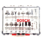 BOSCH 2607017471 / Smíšená sada tvarových fréz s vřetenem 6 mm / 15 ks (2607017471)